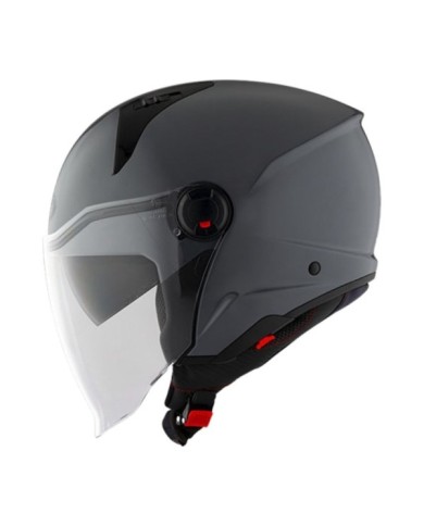 KYT Casque jet D-City gris-noir