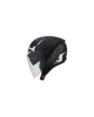 KYT Casque jet D-City Lucent noir-argent mat