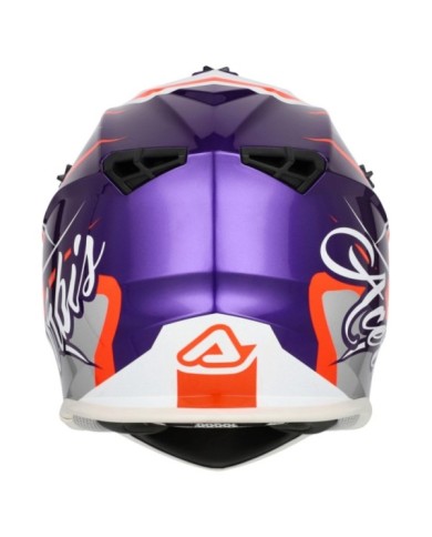 Acerbis Casco all-terrain Linear 22-06 bianco-viola-blu