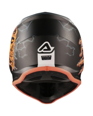 Acerbis Casque de motocross PROFILE Junior noir-orange