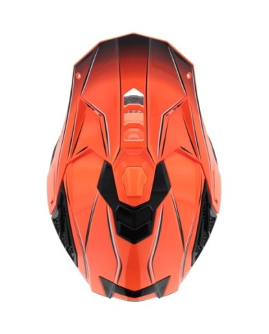 Acerbis Casco da motocross AIRSTRIKE-X arancione-grigio