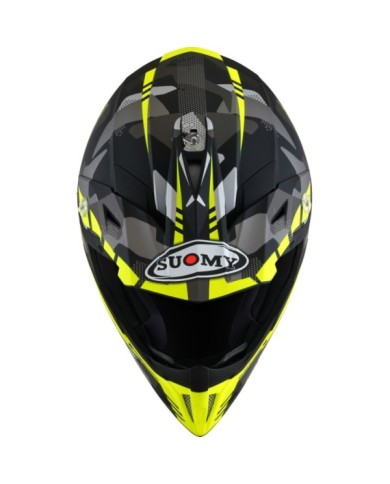 Suomy Offroadhelm X-Wing Camouflager schwarz matt-gelb