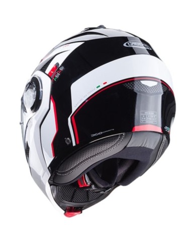 Caberg Casque modulable Duke Evo Move noir-blanc-rouge