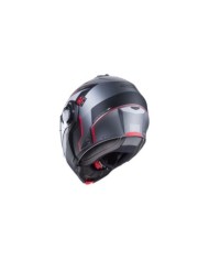 Caberg Casque modulable Duke Evo Move argent foncé-noir-rouge mat