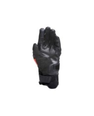 Dainese Lederhandschuhe Carbon 4 Kurz schwarz-fluo rot