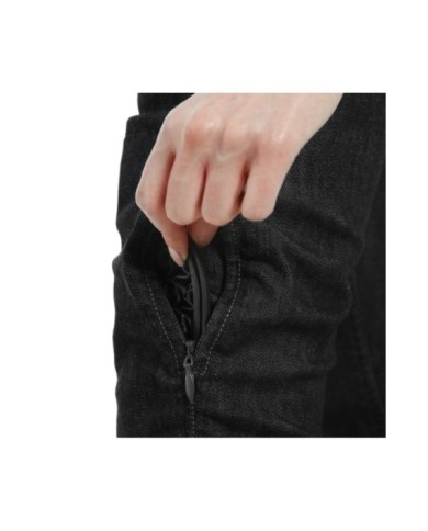 Dainese Damen Hose TEX DENIM SLIM schwarz