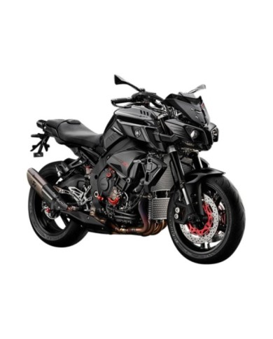 Rizoma Specchietto retrovisore Tomok in alluminio nero, sinistro