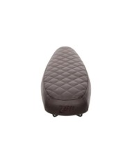 ZARD Selle Lite Slim avec losanges marron