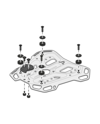 SW-MOTECH Portapacchi ADVENTURE-RACK