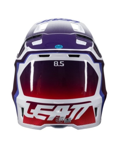 Leatt Helmet Kit Moto 8.5 V25 sunburn rot-weiss-blau