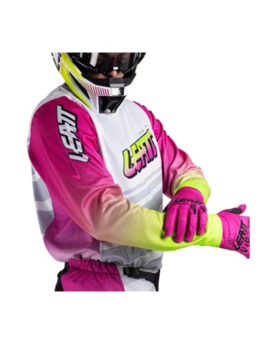 Leatt Kit Ride 3.5 V26 retrò rosa bianco-rosa-turchese