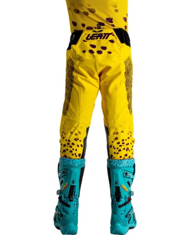 Leatt Pant Moto 5.5 I.K.S. V25 cheetah Cheetah gelb-lila