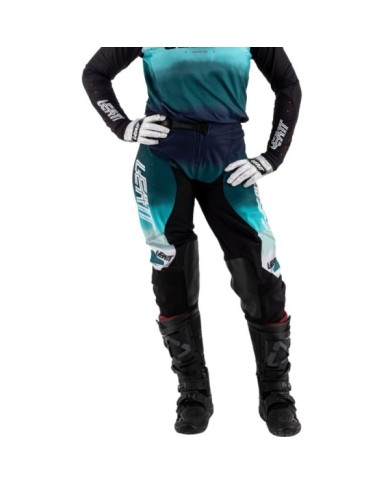 Leatt Pant 4.5 Lite Women V25 noir-blanc-turquoise