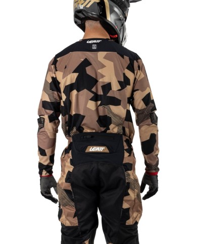 Leatt Jersey Moto 4.5 Enduro Stone braun-schwarz-weiss