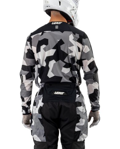Leatt Maglia Moto 4.5 Enduro Forge grigio-nero-bianco