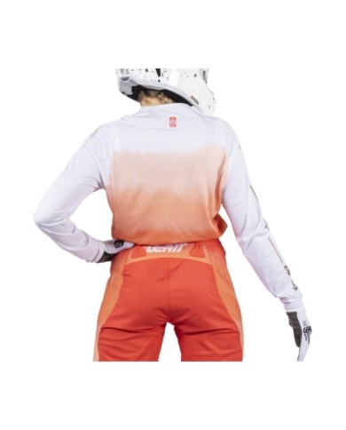 Leatt Jersey Moto 4.5 Lite Women V26 weiss-koralle