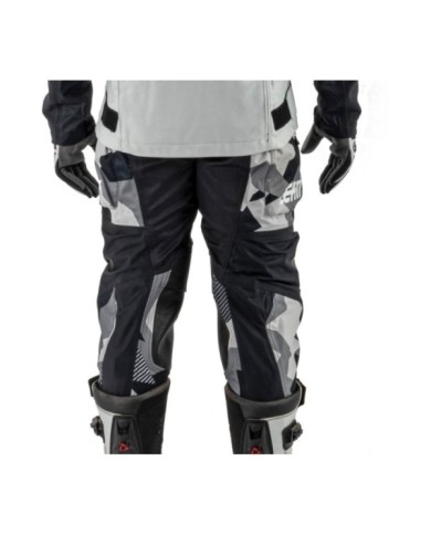 Leatt Pantaloni da moto 4.5 HydraDri Forge nero-grigio-mimetico