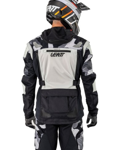 Leatt Jacket Moto 5.5 Enduro Forge grau-schwarz-rot