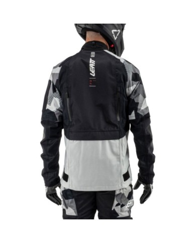 Leatt Jacket Moto 4.5 HydraDri Forge grau-schwarz-camo