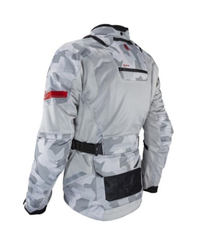 Leatt Adventure Jacket ADV FlowTour 7.5 V24 steel grau-weiss-rot