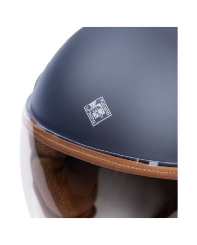 Tucano Urbano casque de jet El`Jettin 6.0 bleu foncé matt