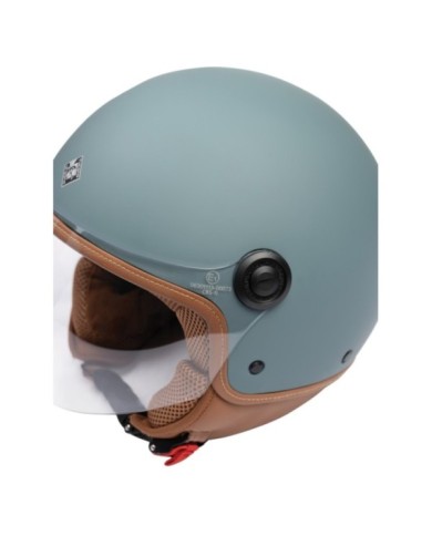 Tucano Urbano Casco jet El`Jettin 6.0 opaco petrol blu