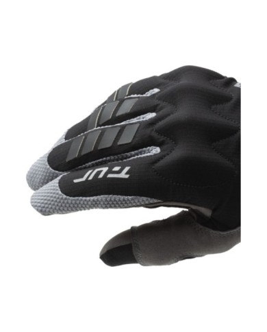 T. UR Guanti G-Six nero-grigio