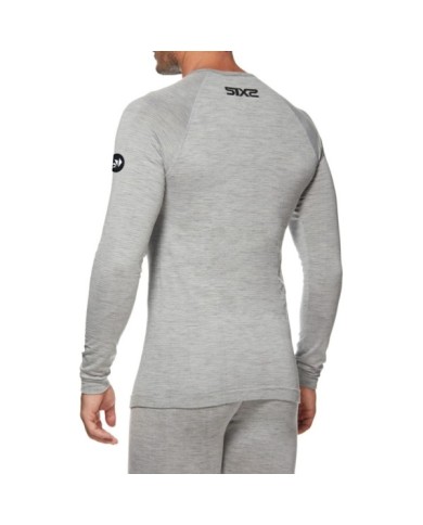 SIXS Funktions TShirt TS2 Merino gris S
