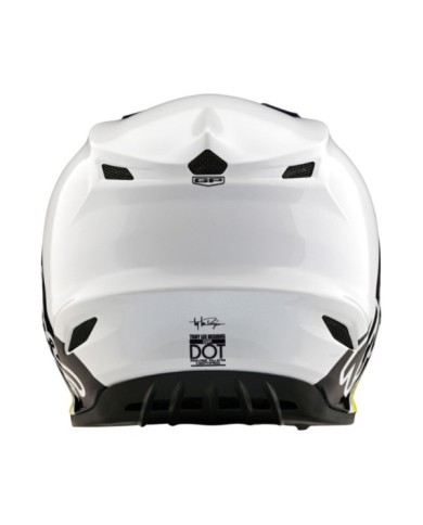 Troy Lee Designs GP Helmet - Runner blanc-noir-rouge