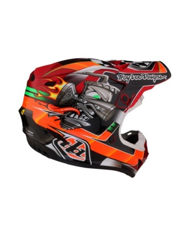 Troy Lee Designs Casco SE4 Polyacrylite - Carb nero