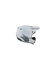 Troy Lee Designs Casco SE4 Polyacrylite - Mono White bianco