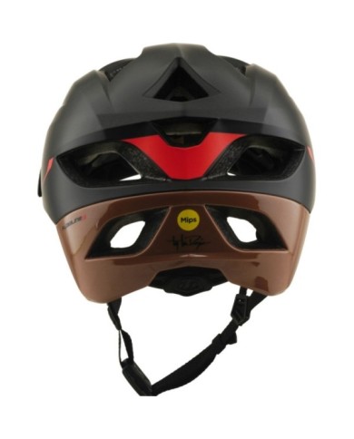 Troy Lee Designs Flowline Se Helm W Mips – Stacks dunkelgrau-braun XS