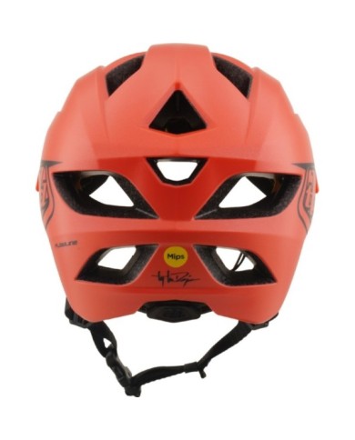 Troy Lee Designs Casco Youth Flowline W Mips - Rosso-grigio scuro
