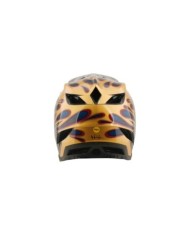 Troy Lee Designs D4 Carbon Helm W Mips – Overspray gold-schwarz