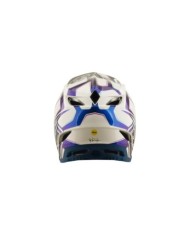 Troy Lee Designs D4 Composite Helm W Mips – Flared weiß-dunkelblau