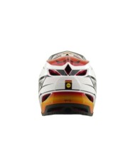 Troy Lee Designs D4 Composite Helm W Mips – Lined Up weiß