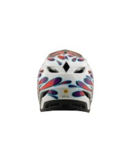 Troy Lee Designs D4 Composite Helmet W Mips - Overspray white-red