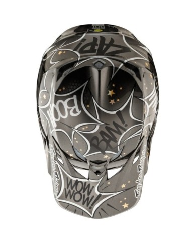 Troy Lee Designs SE5 ECE Carbon Helmet - Cosmic Explosion grau