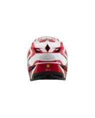 Troy Lee Designs D4 Polyacrylite Helm W Mips – The Line rot-weiß