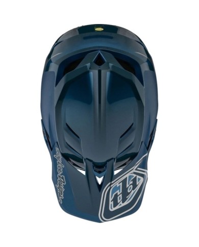 Troy Lee Designs D4 Polyacrylite Helmet - Shadow blau
