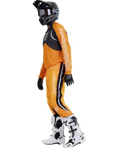 Troy Lee Designs SE PRO Pantaloni - Pinned arancione