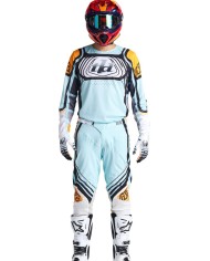 Troy Lee Designs SE PRO Pant - Wavez bleu-vert