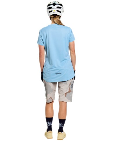 Troy Lee Designs Womens Lilium Pro Short Sleeve Jersey - Mono blue