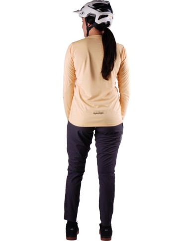 Troy Lee Designs Damen-Trikot Lilium Pro Long Sleeve Jersey – Mono yellow