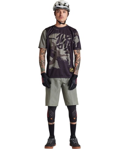 Troy Lee Designs Flowline SS Jersey - Condfined noir
