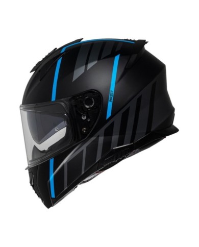 iXS Integralhelm iXS217 2.0 matt schwarz-hell blau