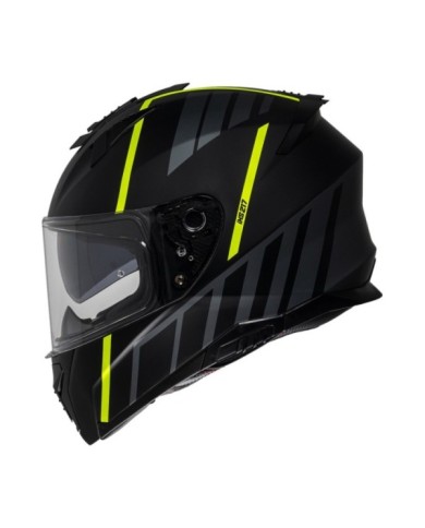 iXS Integralhelm iXS217 2.0 matt schwarz-gelb fluo