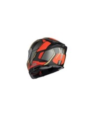 casco integrale iXS iXS912 SV 2.0 Blade nero opaco-rosso