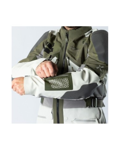 giacca iXS Venture-Air 1.0 grigio chiaro-oliva