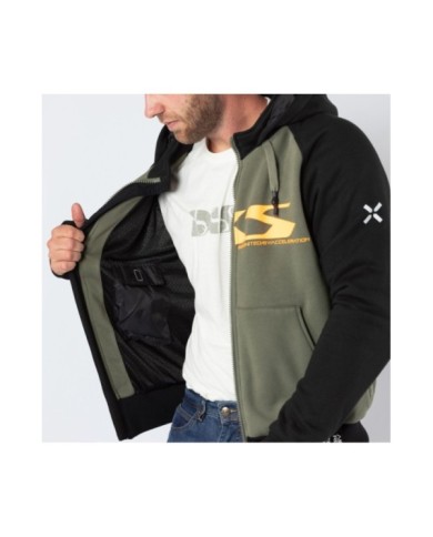 iXS Rapid 1.0 Hoodie oliv-orange